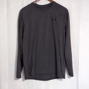 Under Armour Grey Long Sleeve Crewneck Top Size Medium